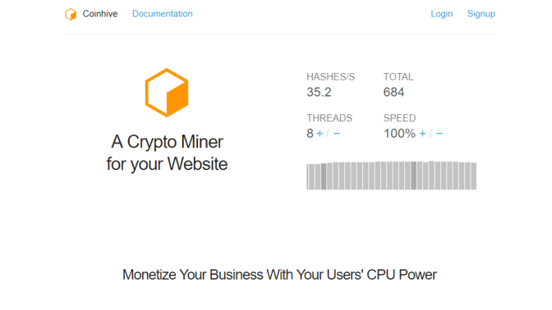 Los Cryptojackers atacan nuevamente, golpeando miles de sitios incluyendo las páginas gubernamentales de EE. UU. Y el Reino Unido