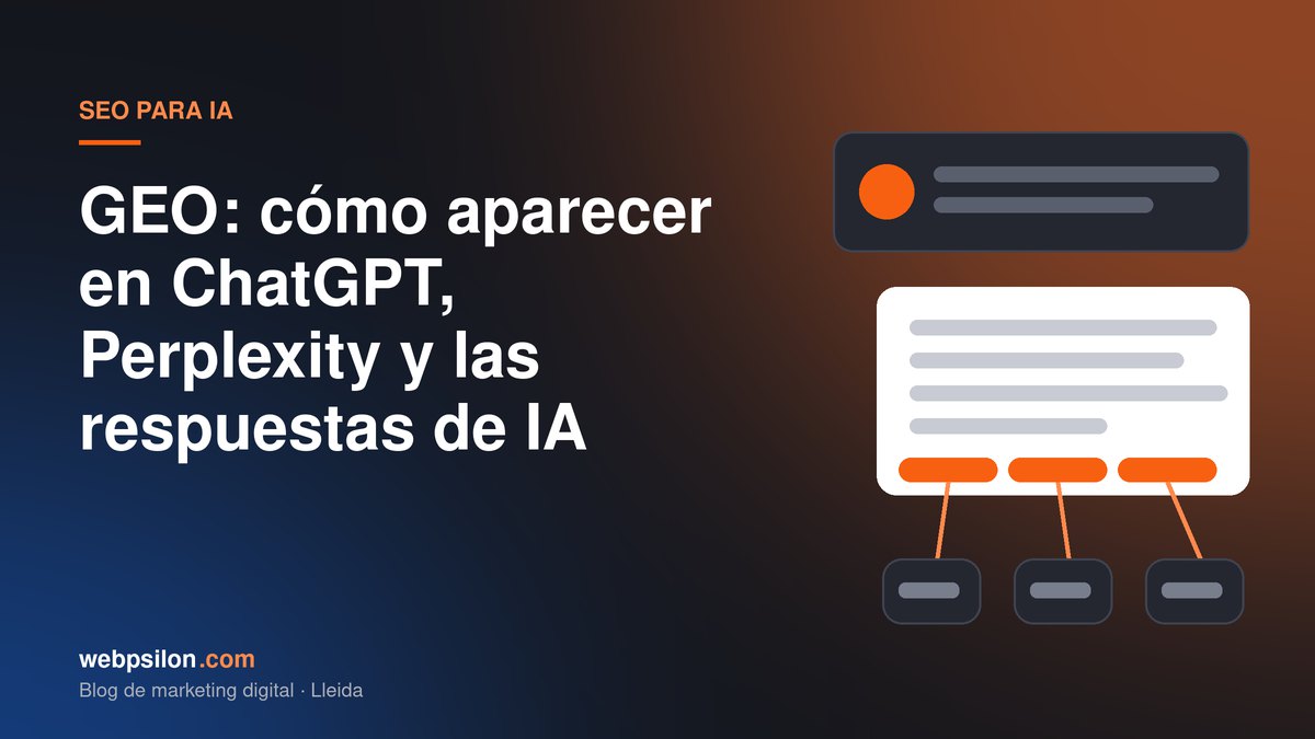Portada del artículo sobre GEO: una web citada como fuente en las respuestas de la IA