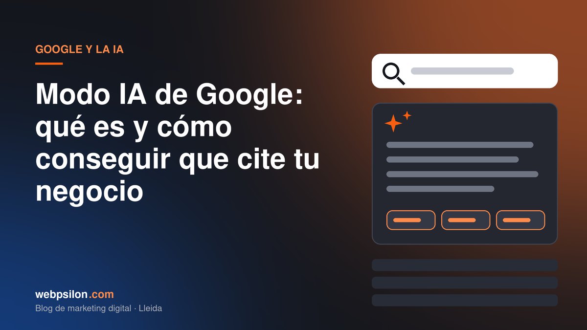 Portada del artículo sobre el Modo IA de Google: buscador con respuesta generada por IA y fuentes citadas